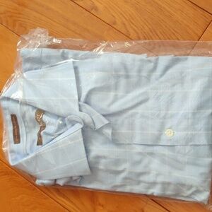 Oliver Blue and white checkers dress shirt
